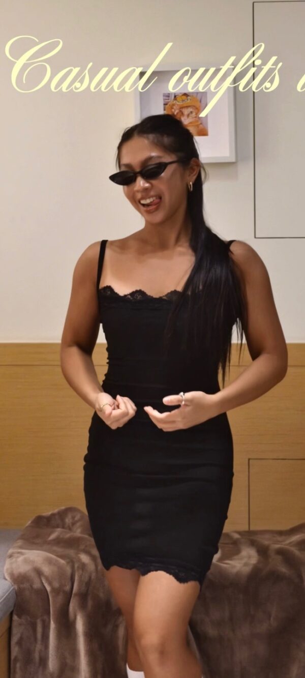 超辣蕾絲收腰包臀裙