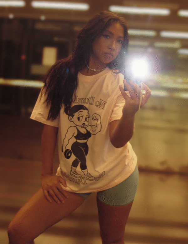 2508150772908762.jpg Gem Z 限定|NO DUMBASS. YES DUMBBELL Oversized Tee