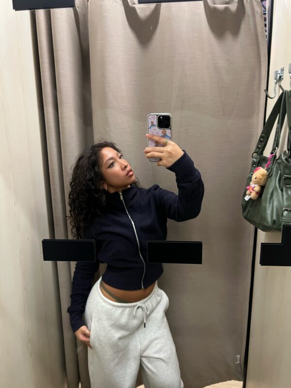 秋冬必備🍒美式低腰慵懶抽繩棉褲