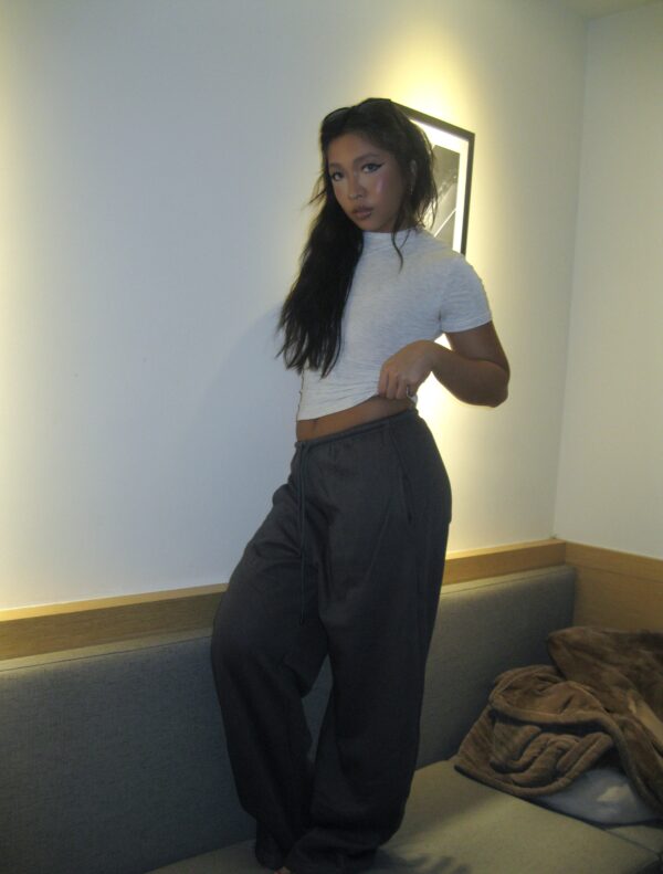 秋冬必備🍒美式低腰慵懶抽繩棉褲